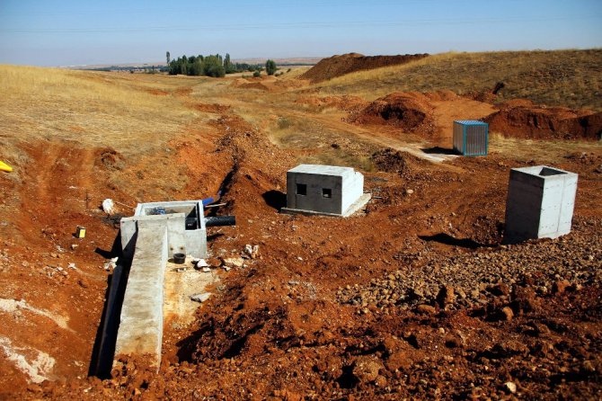 Doğanhisar’da sulama yatırımları hızlandı