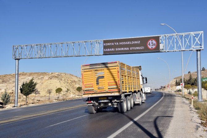 Konya’da yüksekliği fazla olan araçlar şehir merkezine giremeyecek