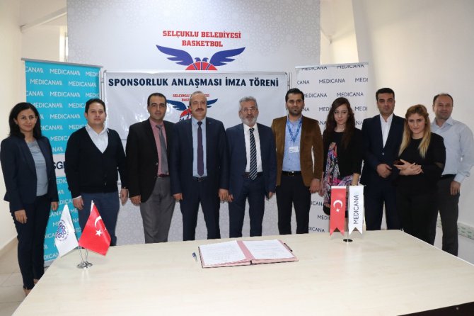 Medicana Konya Hastanesi, Selçuklu Belediyesi Basketbol Takımı’na sağlık sponsoru oldu