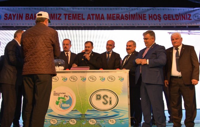 Orman ve Su İşleri Bakanı Eroğlu Konya’da 466 milyon liralık tesisin temelini attı