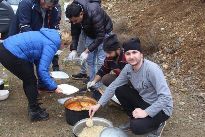 Doğaseverler Akçabelen’in Şeker Fasulyesinin tanıtımı için yürüdü