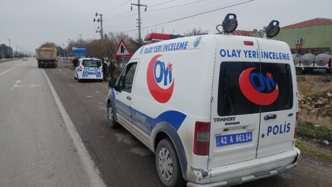 Engelli adam hafriyat kamyonunun çarpması sonucu öldü