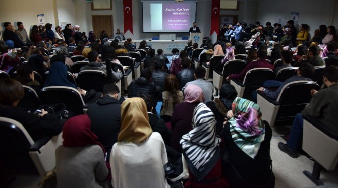 NEÜ’de, “Kamuda Kariyer İmkanları” konulu konferans