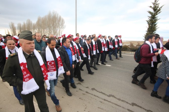 Beyşehir’de ‘Sarıkamış Şehitlerini Anma Yürüyüşü’ düzenlendi