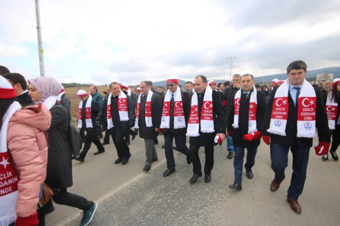 Beyşehir’de ‘Sarıkamış Şehitlerini Anma Yürüyüşü’ düzenlendi