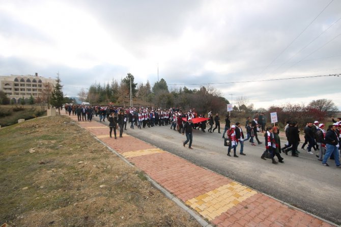 Beyşehir’de ‘Sarıkamış Şehitlerini Anma Yürüyüşü’ düzenlendi