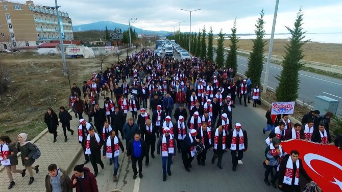 Beyşehir’de ‘Sarıkamış Şehitlerini Anma Yürüyüşü’ düzenlendi