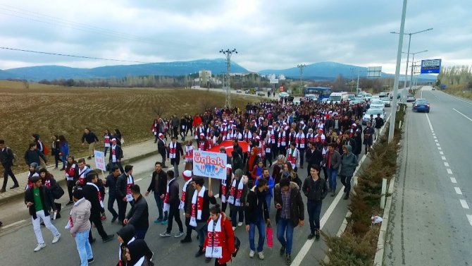 Beyşehir’de ‘Sarıkamış Şehitlerini Anma Yürüyüşü’ düzenlendi