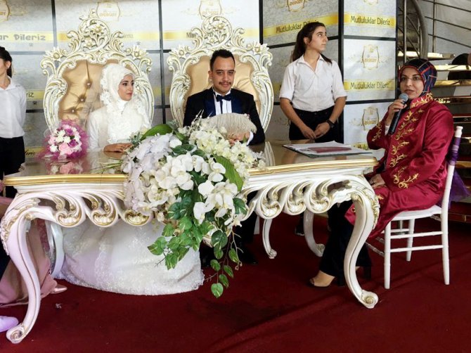 Meram’da 2017’de 2572 nikah kıyıldı