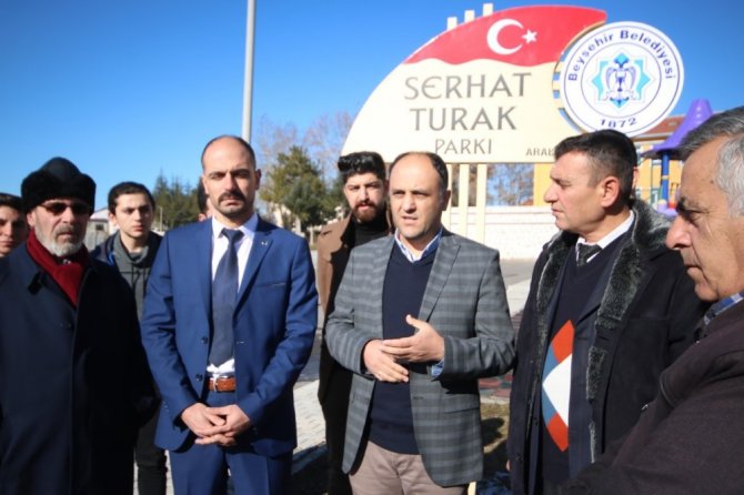 Beyşehir Belediyesine “Serhat Turak Parkı” teşekkürü