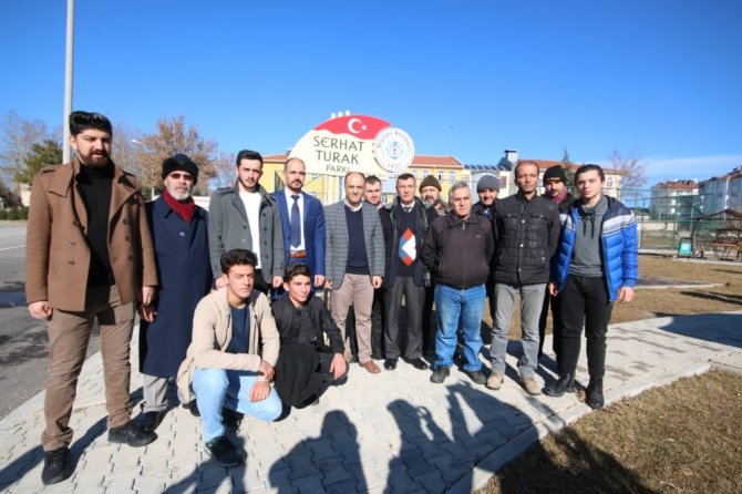 Beyşehir Belediyesine “Serhat Turak Parkı” teşekkürü