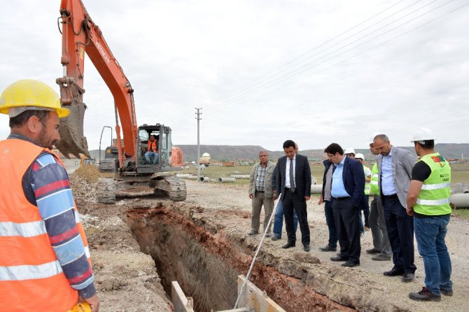 Aksaray’da alt yapı çalışmaları devam ediyor