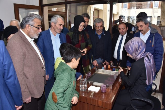 Konya’da bulunan belediye başkanları tarihi ve kültürel mekanları inceledi