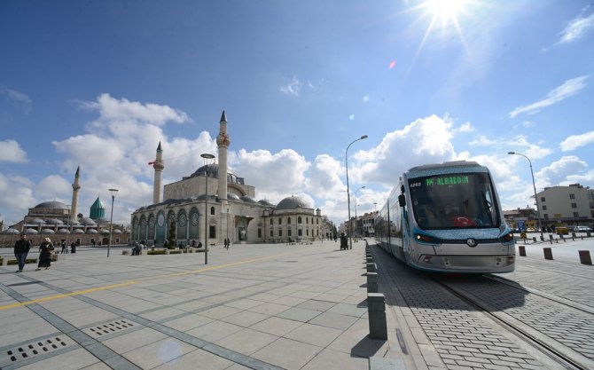 Konya Büyükşehir Belediyesi bir yılda 84 milyon 656 yolcu taşıdı