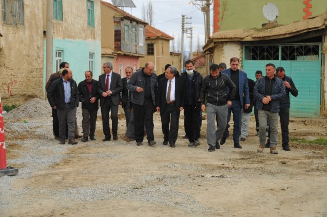 Başkan Akkaya, Ortaköy Mahallesinde incelemelerde bulundu