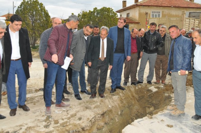 Başkan Akkaya, Ortaköy Mahallesinde incelemelerde bulundu