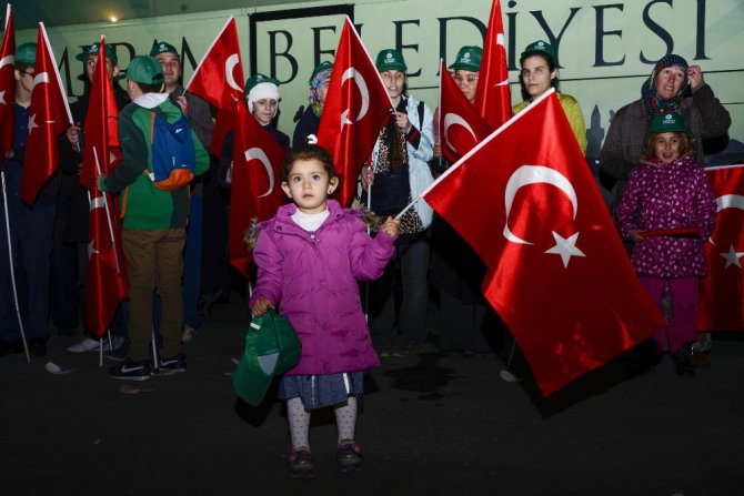 Görme engellilerden Afrin desteği