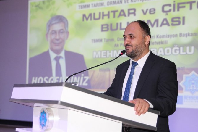 Beyşehir’de muhtar ve çiftçi buluşması