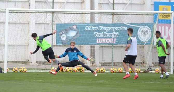 Atiker Konyaspor, Kayserispor maçı hazırlıklarını sürdürüyor