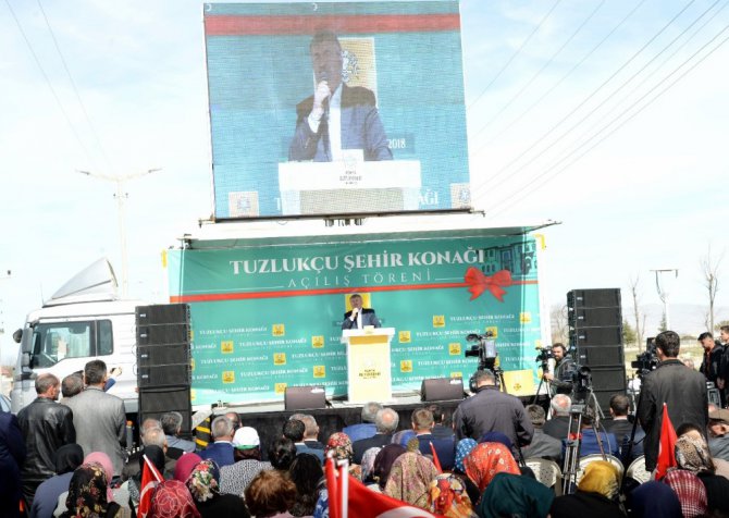 Tuzlukçu Şehir Konağı hizmete açıldı