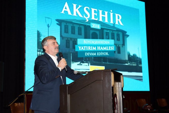 Büyükşehir’den Akşehir’e yatırım