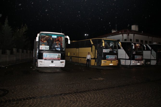 Akşehir’de Çanakkale gezisinin ikinci kafilesi de uğurlandı