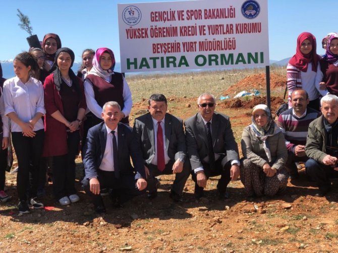 Hüyük’te şehitler anısına hatıra ormanı