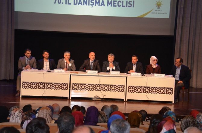 AK Parti Konya İl Başkanlığı 70. İl Danışma Meclisi gerçekleştirildi