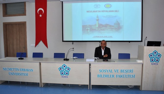 NEÜ’de “Mevlana’da Rüyaların Dili” konulu konferans düzenlendi