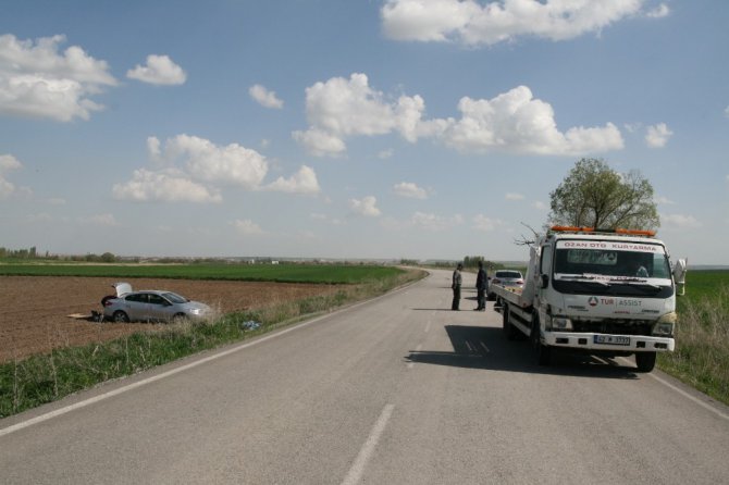 Kulu’da otomobil takla attı:7 yaralı