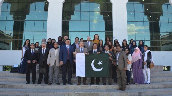 Pakistanlı öğrencilerden, Selçuk Üniversitesi’ne ziyaret