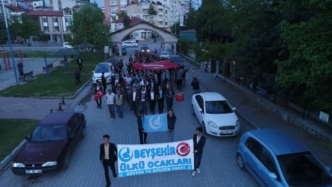 Beyşehir’de "Türkçülük Günü” yürüyüşü