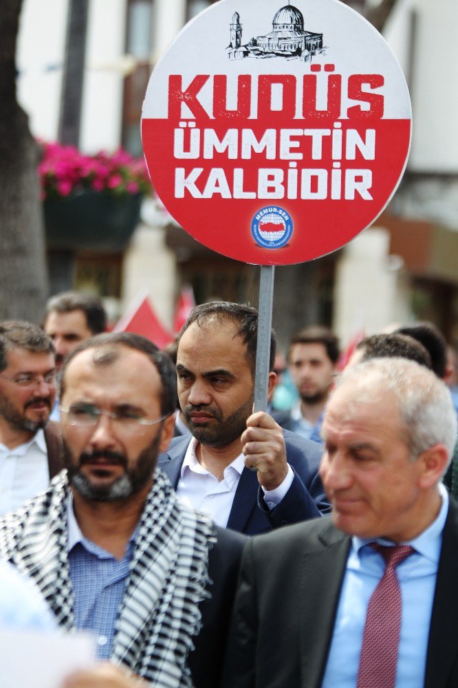 Konya’da İsrail ve ABD protesto edildi