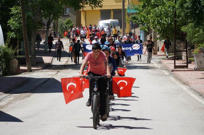 Derebucak’ta yürüyüş ve bisiklet etkinliği