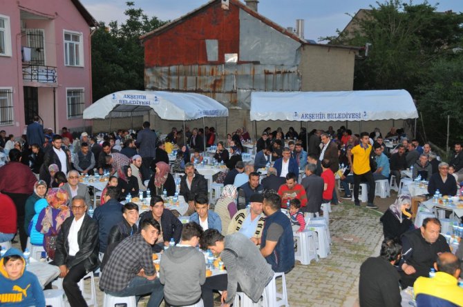 Akşehir’de mahalle iftar programları başladı