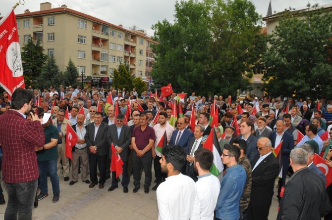 Akşehir’de ‘Davamız Kudüs, Acımız Kudüs’ Mitingi