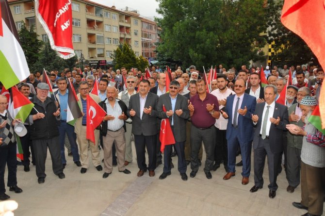 Akşehir’de ‘Davamız Kudüs, Acımız Kudüs’ Mitingi