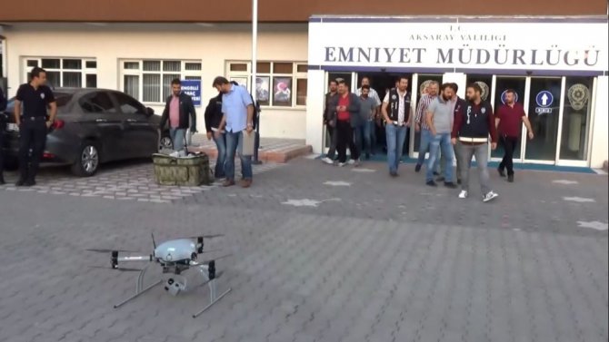 Aksaray’da drone destekli uyuşturucu operasyonu: 10 gözaltı