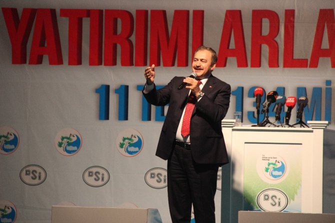 Bakan Eroğlu açılış ve temel atma törenine katıldı, Konyalılarla sahur yaptı