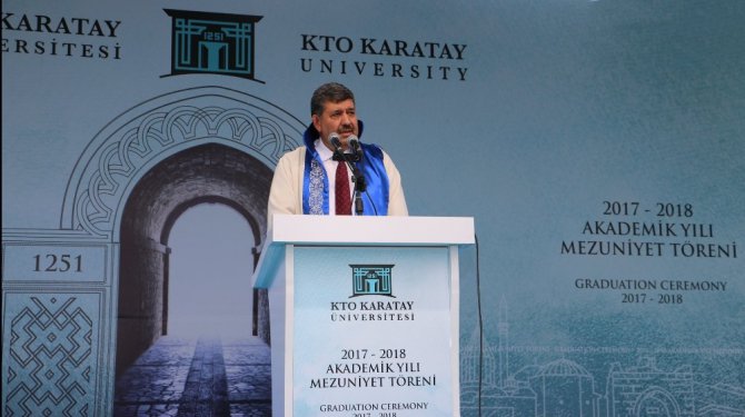 KTO Karatay Üniversitesi 2017-2018 yılı mezunlarını verdi