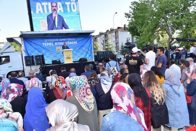 Seydişehir KOMEK binasının temeli atıldı