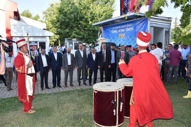 Seydişehir KOMEK binasının temeli atıldı