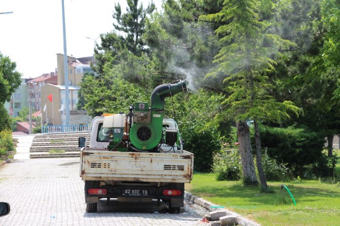 Beyşehir’de sinekle mücadele çalışmaları sürüyor