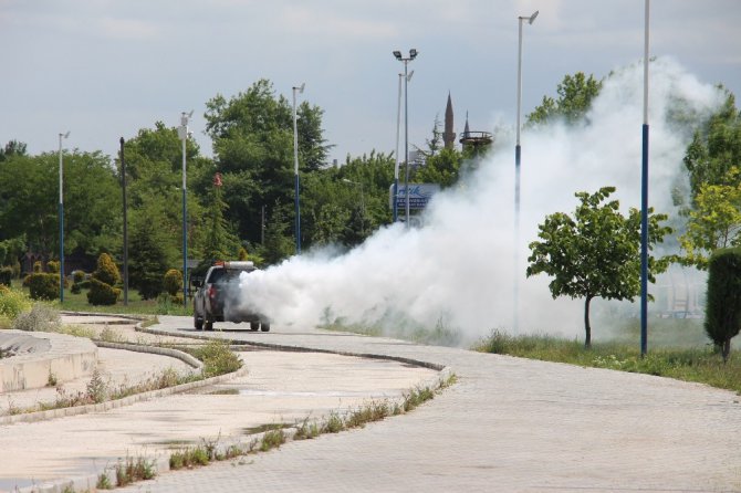 Beyşehir’de sinekle mücadele çalışmaları sürüyor