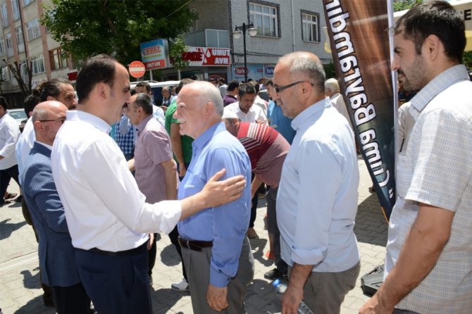 Başkan Altay Sadreddin Konevi Cami’nde vatandaşlarla buluştu