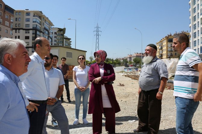 Başkan Toru, cami inşaatını inceledi