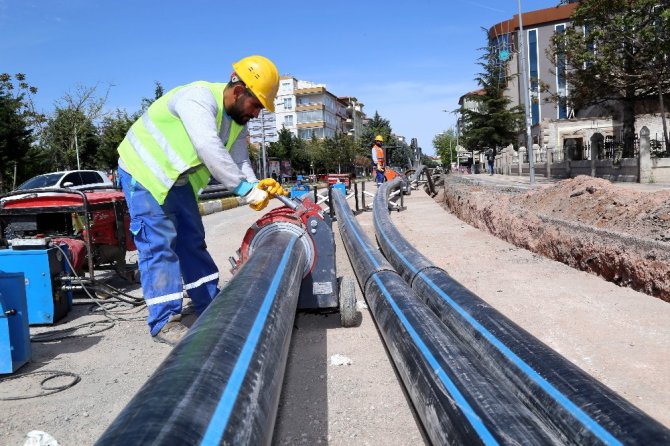 Aksaray Belediyesi altyapıya 210 milyon liralık yatırım yaptı