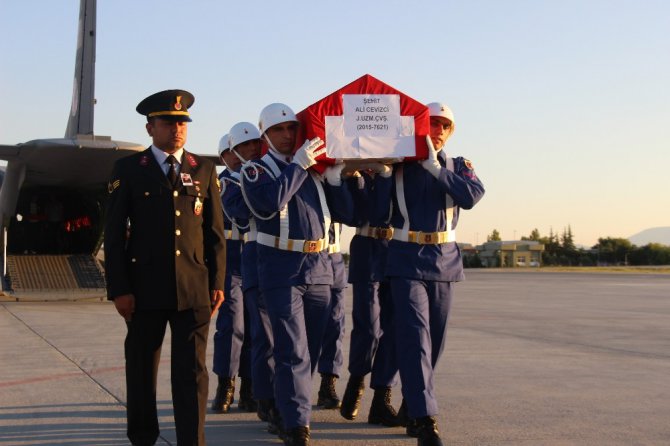 Konyalı şehidin cenazesi memleketine getirildi