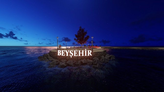 Beyşehir’de sahil bandına bisiklet ve yürüyüş yolu