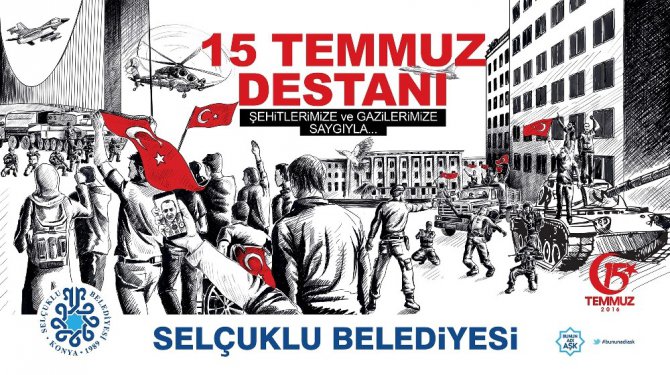 Selçuklu Belediyesinden anlamlı 15 Temmuz filmi